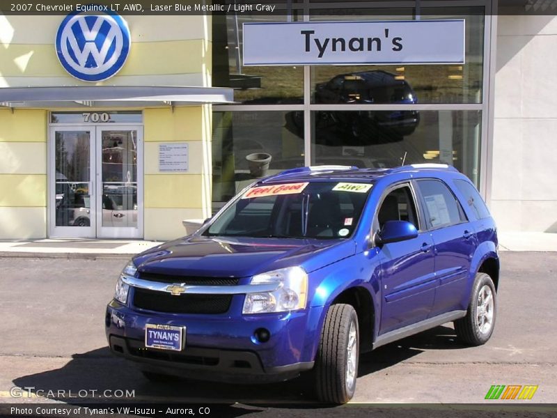 Laser Blue Metallic / Light Gray 2007 Chevrolet Equinox LT AWD