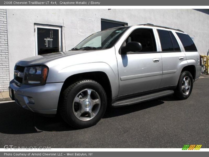 Graystone Metallic / Ebony 2008 Chevrolet TrailBlazer LT 4x4