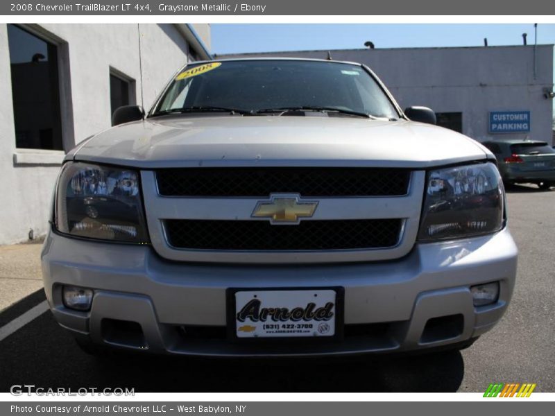 Graystone Metallic / Ebony 2008 Chevrolet TrailBlazer LT 4x4