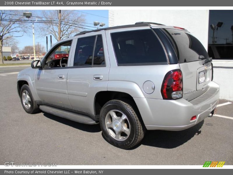 Graystone Metallic / Ebony 2008 Chevrolet TrailBlazer LT 4x4