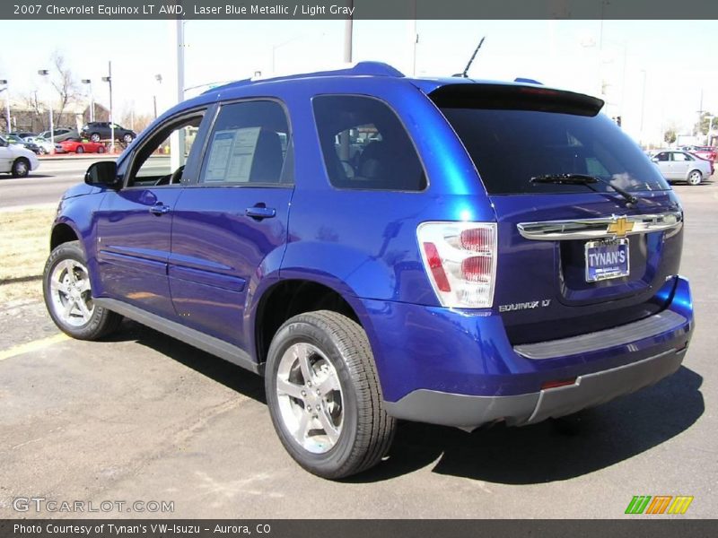 Laser Blue Metallic / Light Gray 2007 Chevrolet Equinox LT AWD
