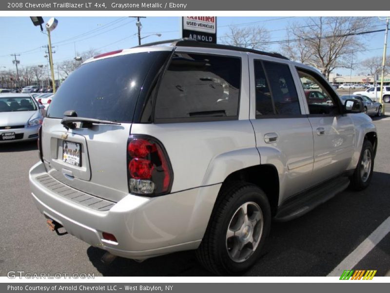 Graystone Metallic / Ebony 2008 Chevrolet TrailBlazer LT 4x4