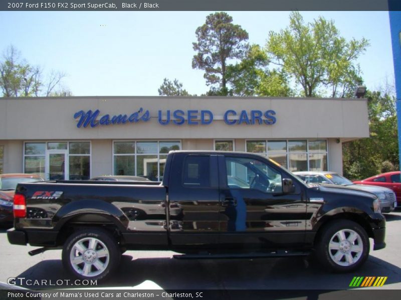Black / Black 2007 Ford F150 FX2 Sport SuperCab