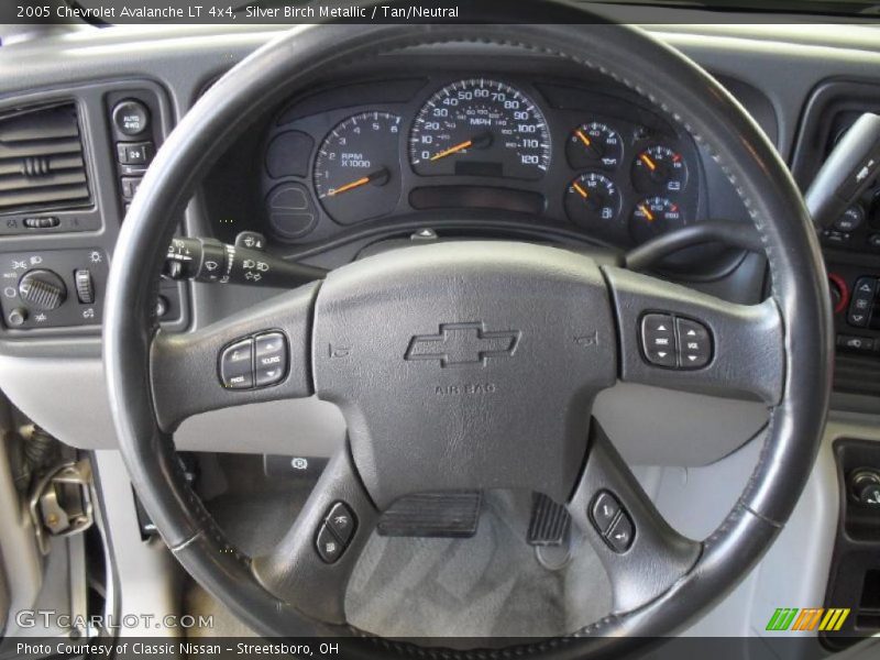 Silver Birch Metallic / Tan/Neutral 2005 Chevrolet Avalanche LT 4x4