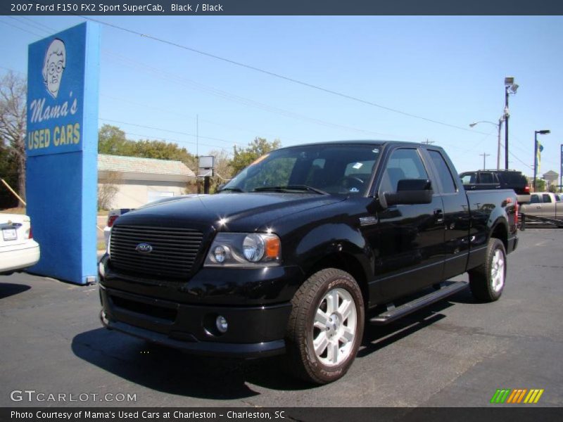 Black / Black 2007 Ford F150 FX2 Sport SuperCab