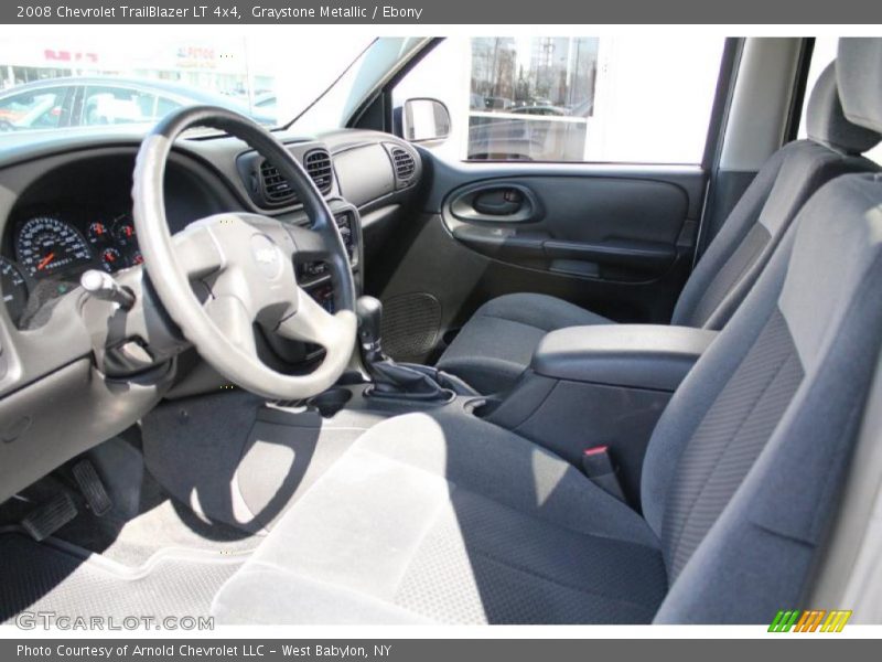 Graystone Metallic / Ebony 2008 Chevrolet TrailBlazer LT 4x4