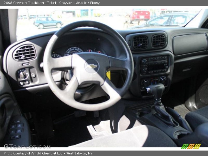 Graystone Metallic / Ebony 2008 Chevrolet TrailBlazer LT 4x4