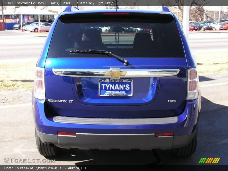 Laser Blue Metallic / Light Gray 2007 Chevrolet Equinox LT AWD