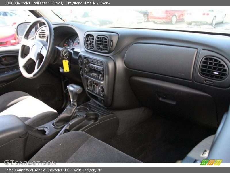 Graystone Metallic / Ebony 2008 Chevrolet TrailBlazer LT 4x4