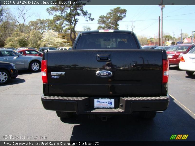 Black / Black 2007 Ford F150 FX2 Sport SuperCab