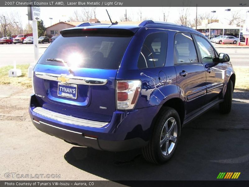Laser Blue Metallic / Light Gray 2007 Chevrolet Equinox LT AWD