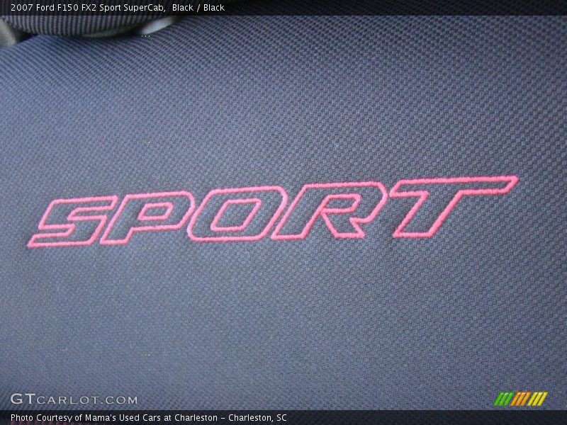 Black / Black 2007 Ford F150 FX2 Sport SuperCab