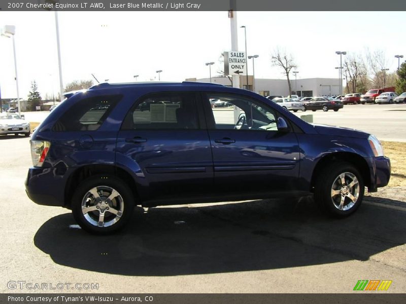 Laser Blue Metallic / Light Gray 2007 Chevrolet Equinox LT AWD