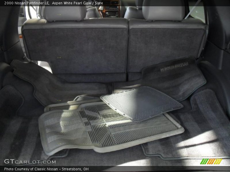 Aspen White Pearl Glow / Slate 2000 Nissan Pathfinder LE
