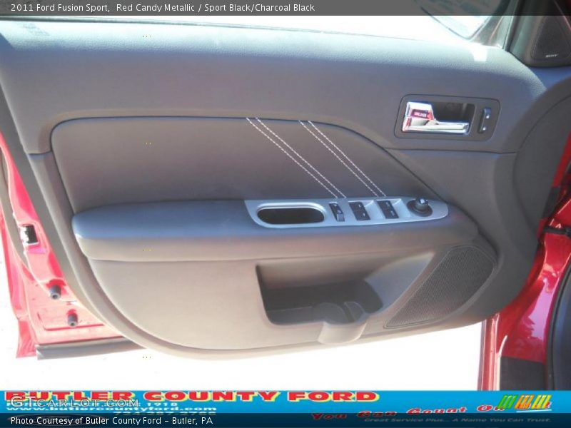 Red Candy Metallic / Sport Black/Charcoal Black 2011 Ford Fusion Sport