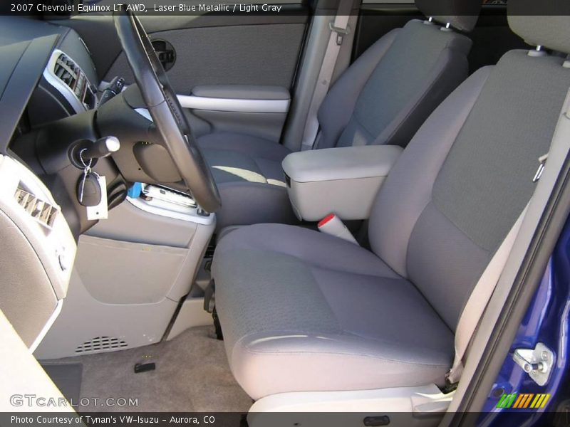 Laser Blue Metallic / Light Gray 2007 Chevrolet Equinox LT AWD