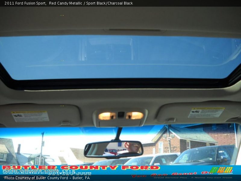 Red Candy Metallic / Sport Black/Charcoal Black 2011 Ford Fusion Sport