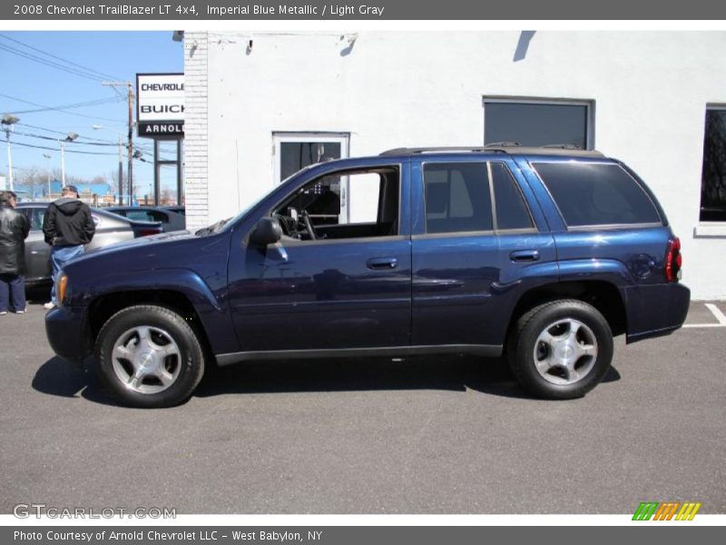 Imperial Blue Metallic / Light Gray 2008 Chevrolet TrailBlazer LT 4x4