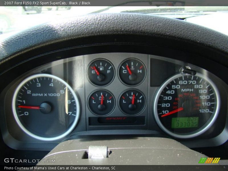 Black / Black 2007 Ford F150 FX2 Sport SuperCab