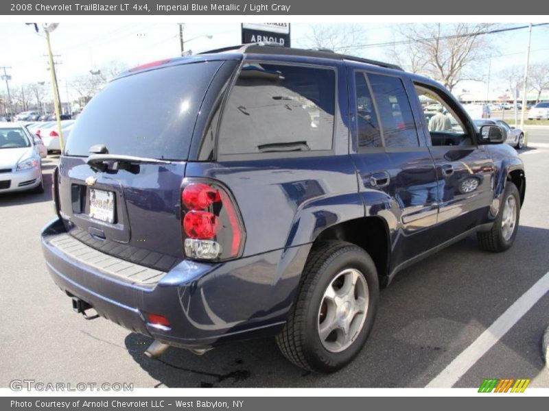 Imperial Blue Metallic / Light Gray 2008 Chevrolet TrailBlazer LT 4x4