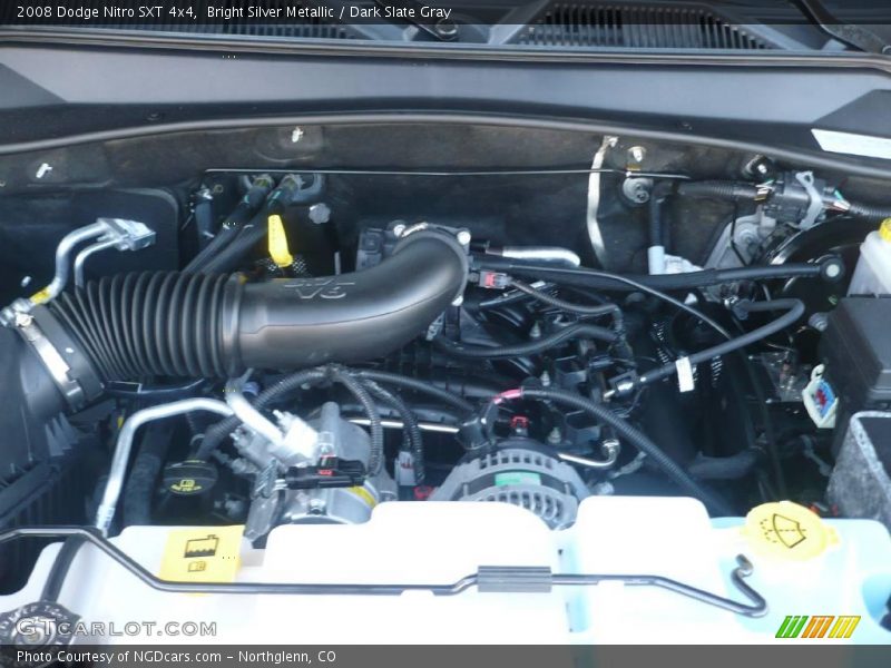 Bright Silver Metallic / Dark Slate Gray 2008 Dodge Nitro SXT 4x4