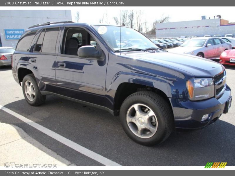 Imperial Blue Metallic / Light Gray 2008 Chevrolet TrailBlazer LT 4x4