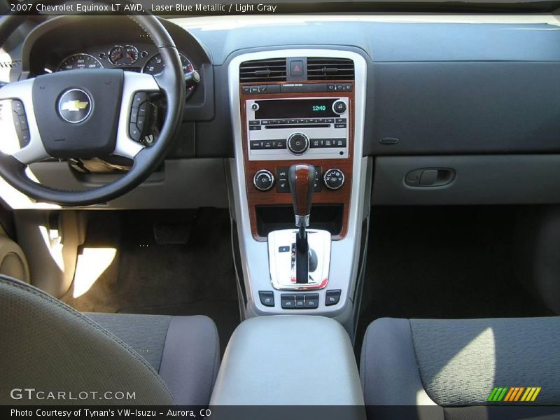 Laser Blue Metallic / Light Gray 2007 Chevrolet Equinox LT AWD