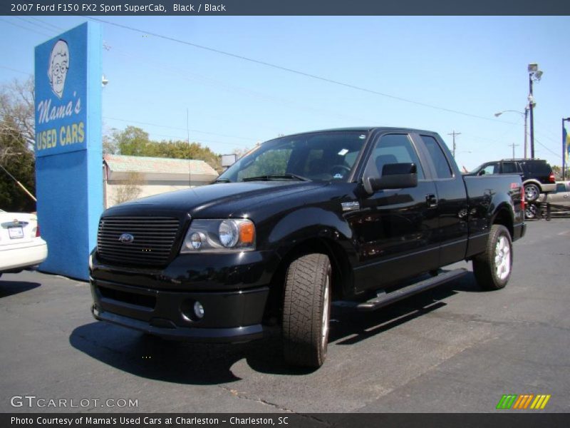 Black / Black 2007 Ford F150 FX2 Sport SuperCab