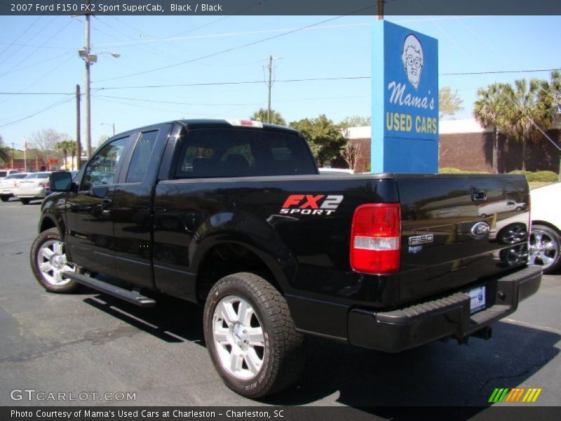 Black / Black 2007 Ford F150 FX2 Sport SuperCab