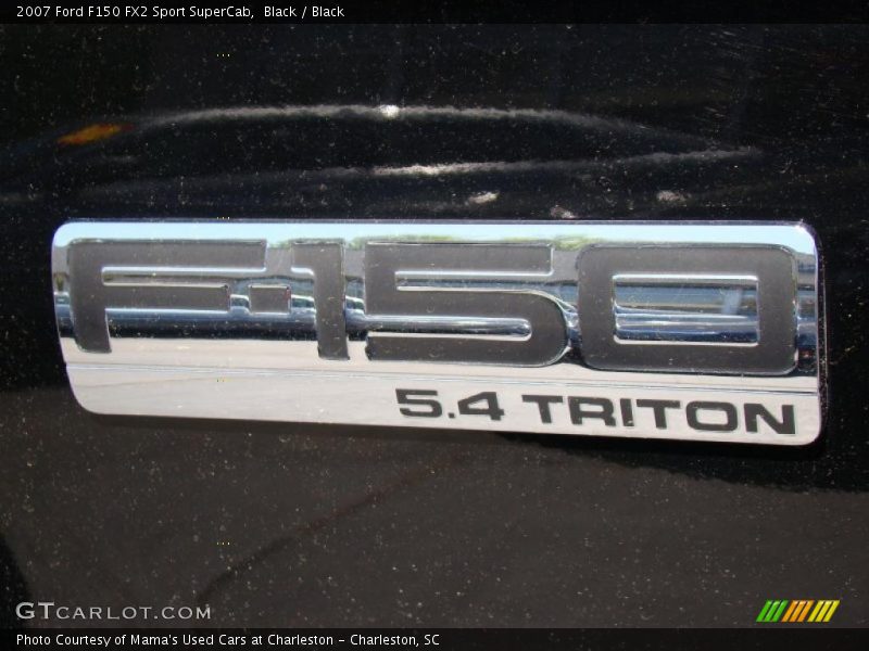Black / Black 2007 Ford F150 FX2 Sport SuperCab