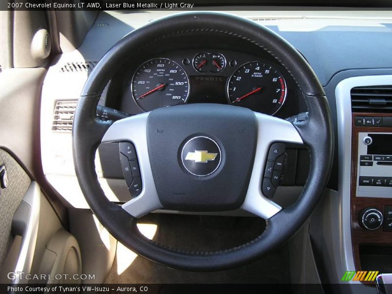 Laser Blue Metallic / Light Gray 2007 Chevrolet Equinox LT AWD