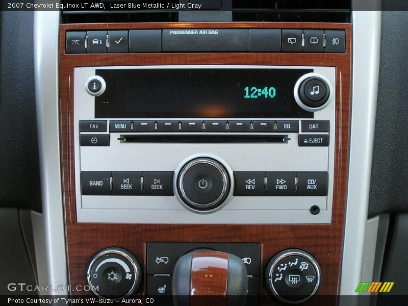 Laser Blue Metallic / Light Gray 2007 Chevrolet Equinox LT AWD