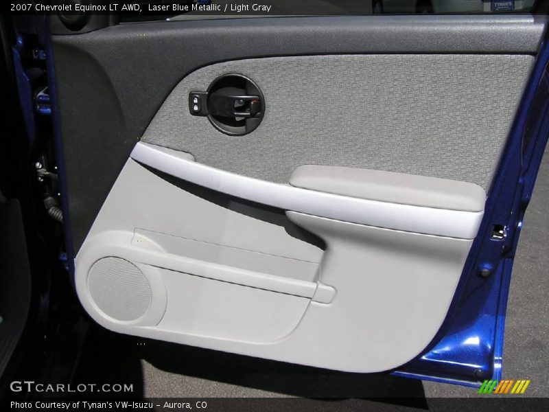 Laser Blue Metallic / Light Gray 2007 Chevrolet Equinox LT AWD