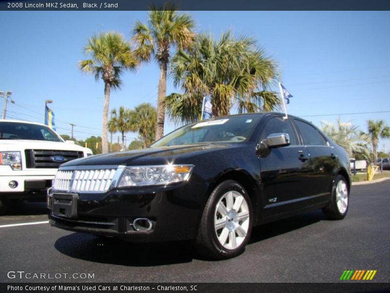 Black / Sand 2008 Lincoln MKZ Sedan