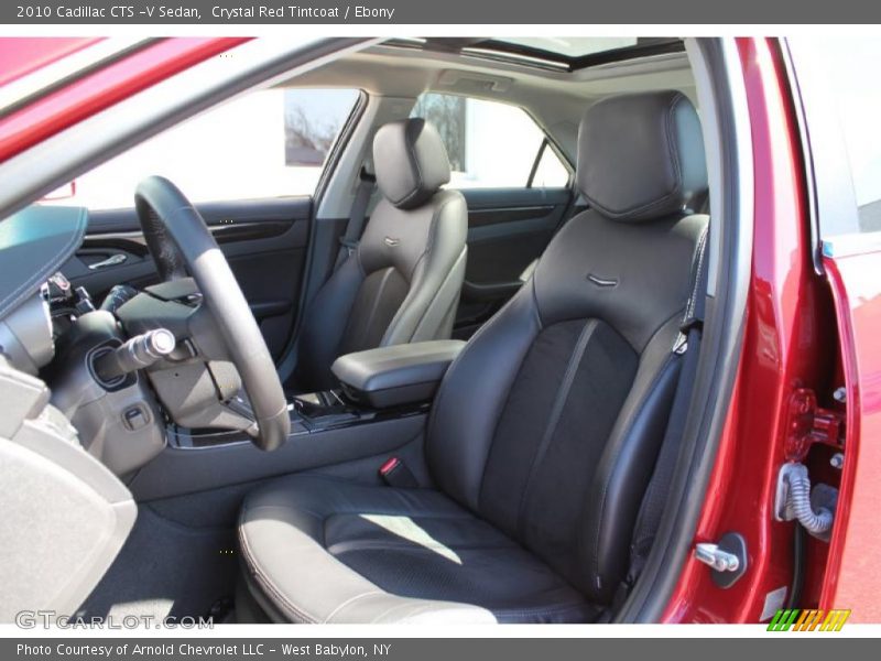  2010 CTS -V Sedan Ebony Interior