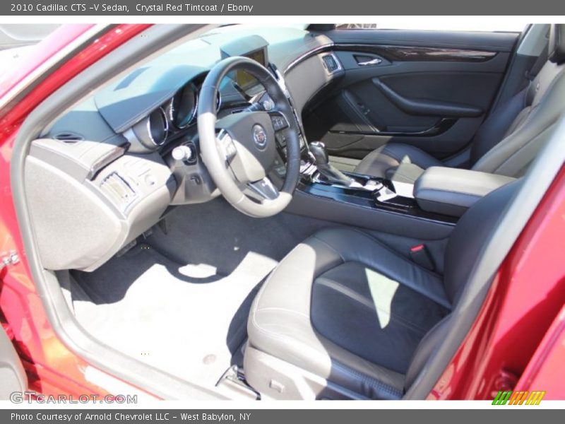 Crystal Red Tintcoat / Ebony 2010 Cadillac CTS -V Sedan