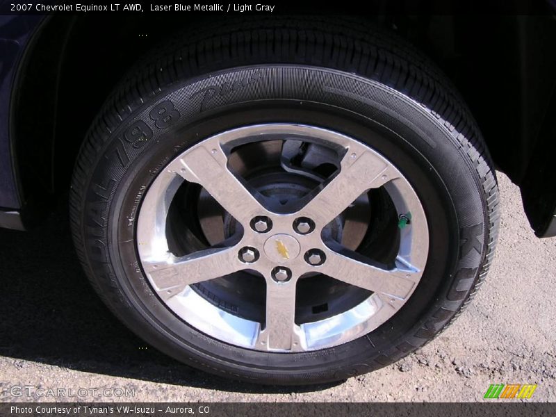 Laser Blue Metallic / Light Gray 2007 Chevrolet Equinox LT AWD