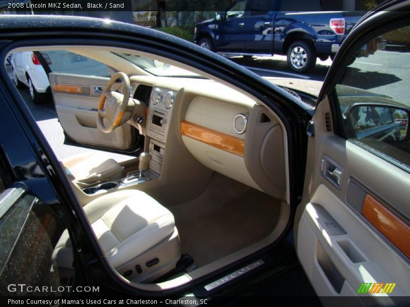 Black / Sand 2008 Lincoln MKZ Sedan