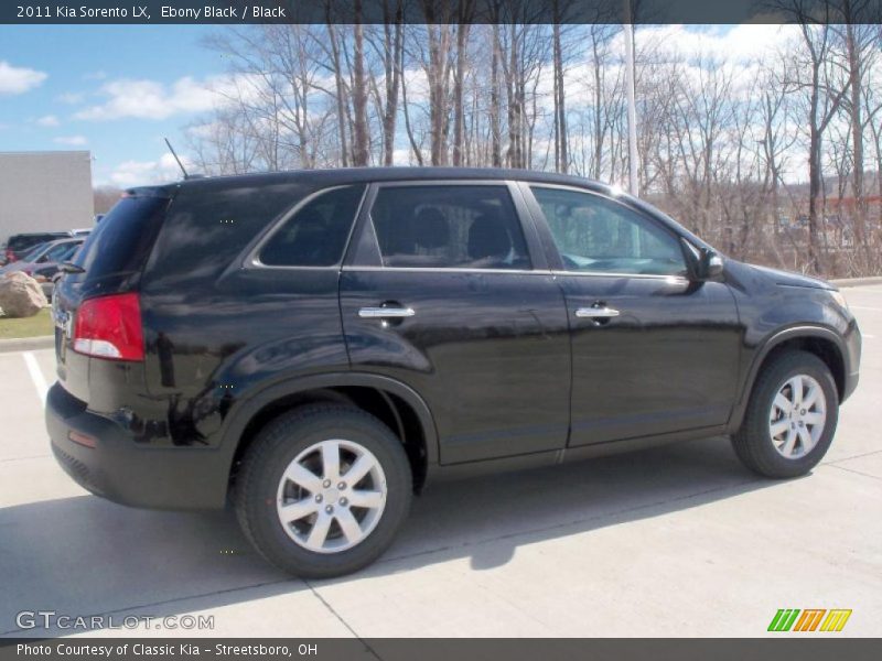 Ebony Black / Black 2011 Kia Sorento LX