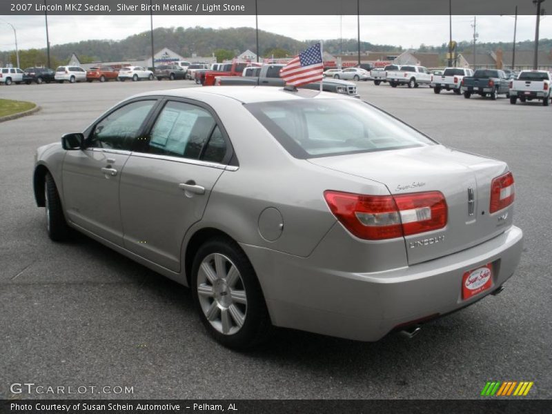Silver Birch Metallic / Light Stone 2007 Lincoln MKZ Sedan