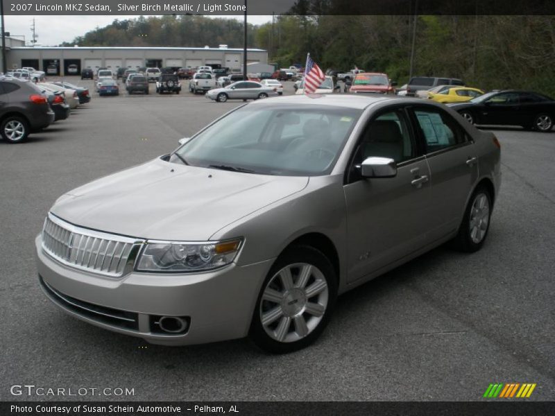 Silver Birch Metallic / Light Stone 2007 Lincoln MKZ Sedan