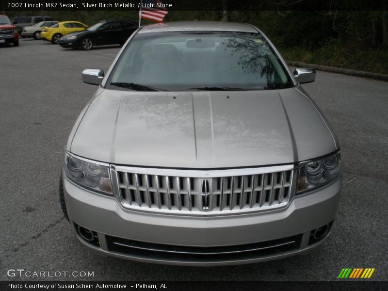 Silver Birch Metallic / Light Stone 2007 Lincoln MKZ Sedan