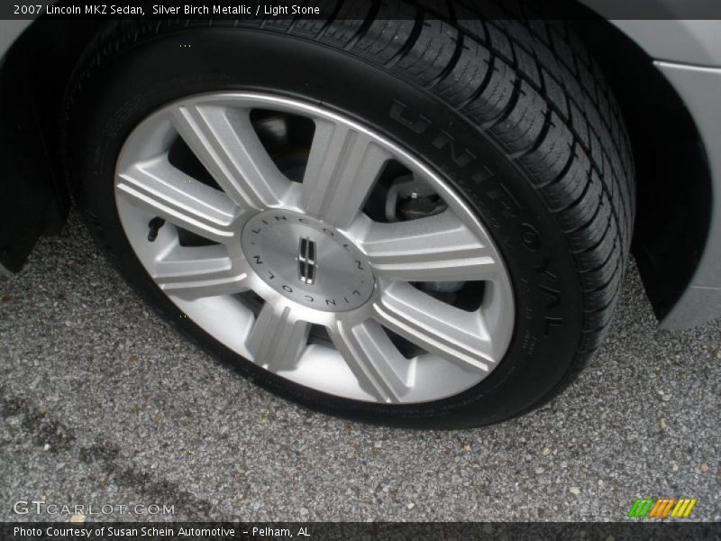 Silver Birch Metallic / Light Stone 2007 Lincoln MKZ Sedan