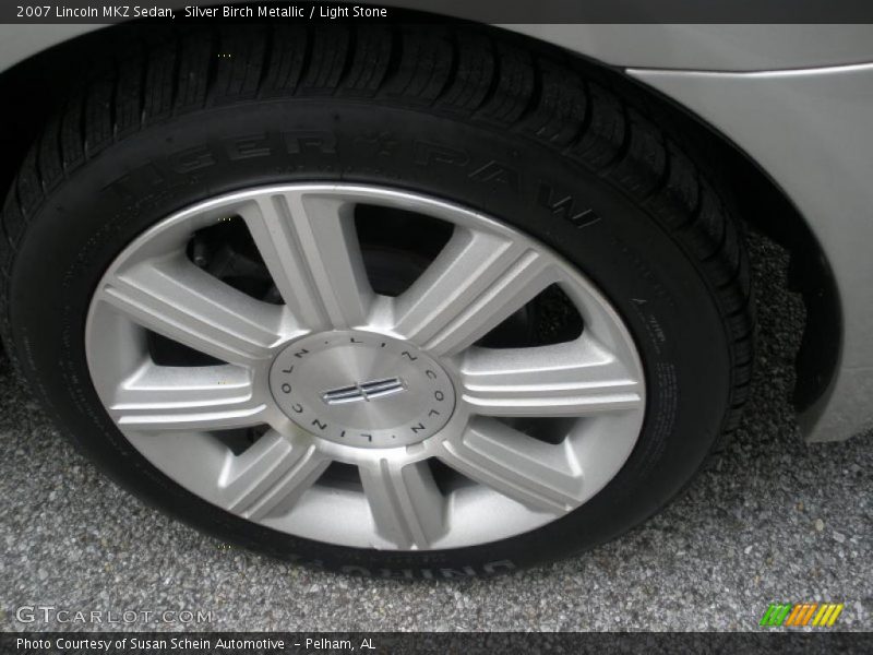 Silver Birch Metallic / Light Stone 2007 Lincoln MKZ Sedan
