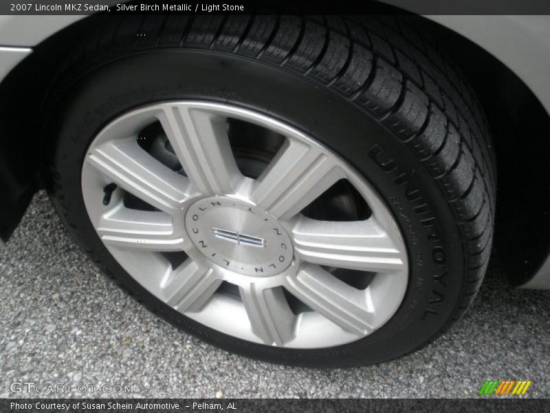 Silver Birch Metallic / Light Stone 2007 Lincoln MKZ Sedan