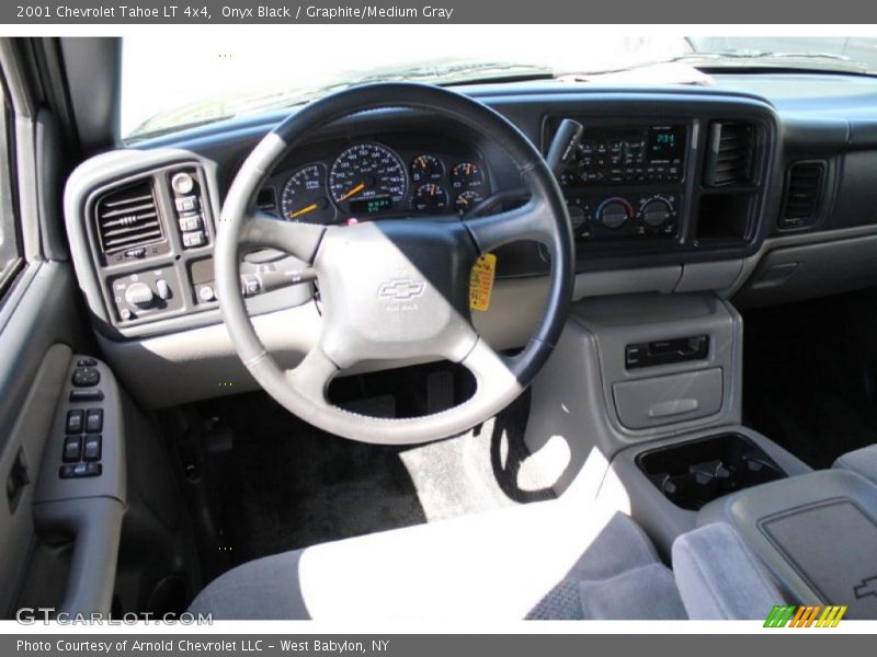 Onyx Black / Graphite/Medium Gray 2001 Chevrolet Tahoe LT 4x4
