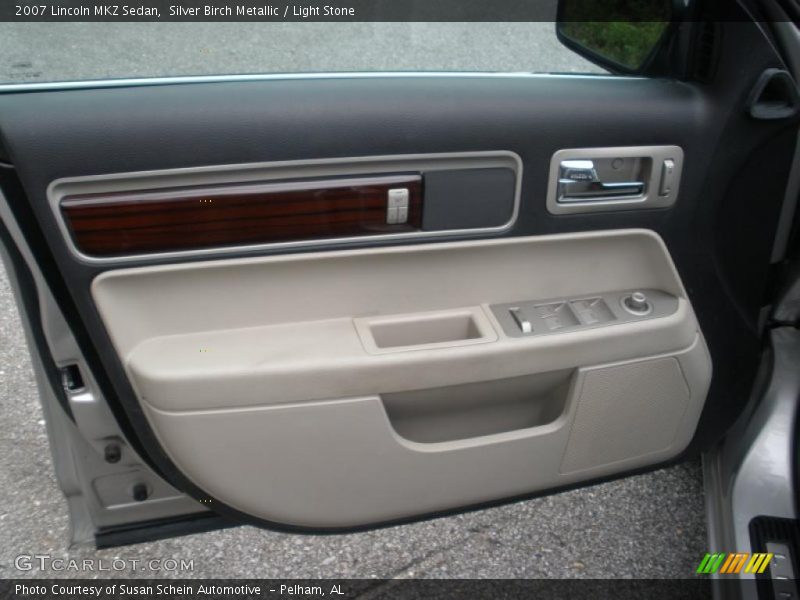 Silver Birch Metallic / Light Stone 2007 Lincoln MKZ Sedan