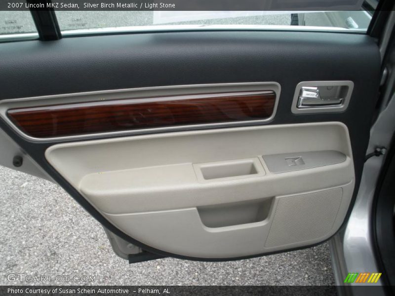 Silver Birch Metallic / Light Stone 2007 Lincoln MKZ Sedan