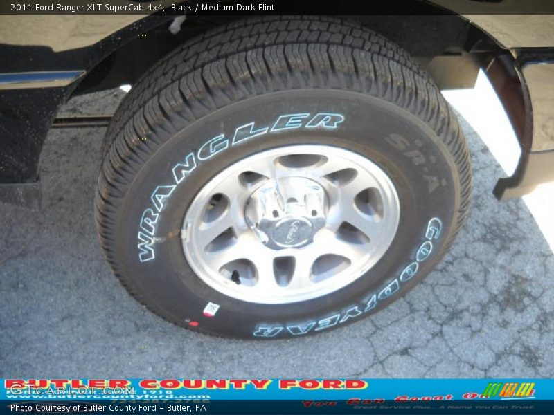 Black / Medium Dark Flint 2011 Ford Ranger XLT SuperCab 4x4