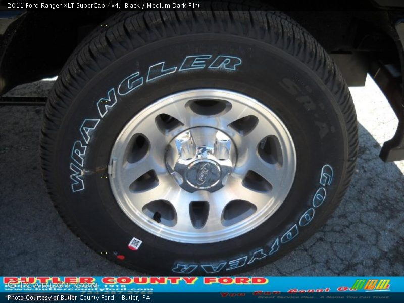 Black / Medium Dark Flint 2011 Ford Ranger XLT SuperCab 4x4
